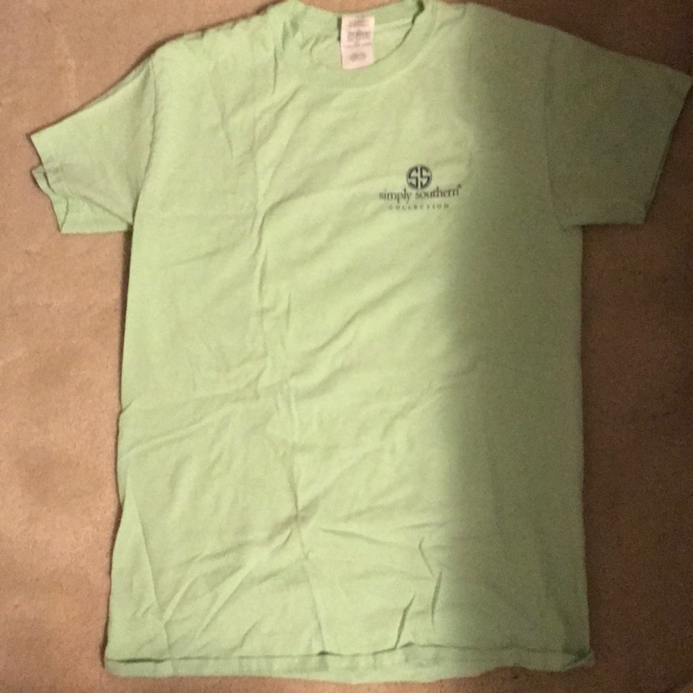 Green simply southern T-shirt